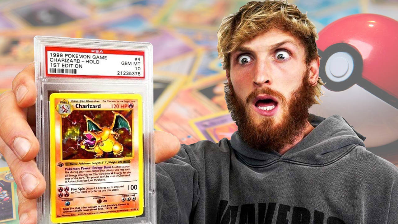 Logan Paul and his $150,000 PSA 10 Charizard