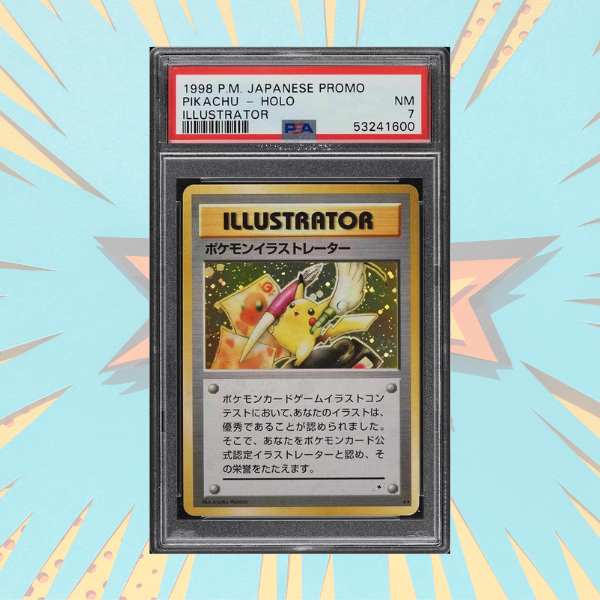 1998 Pokémon Japanese Promo Holo Illustrator Pikachu Pokemon Card