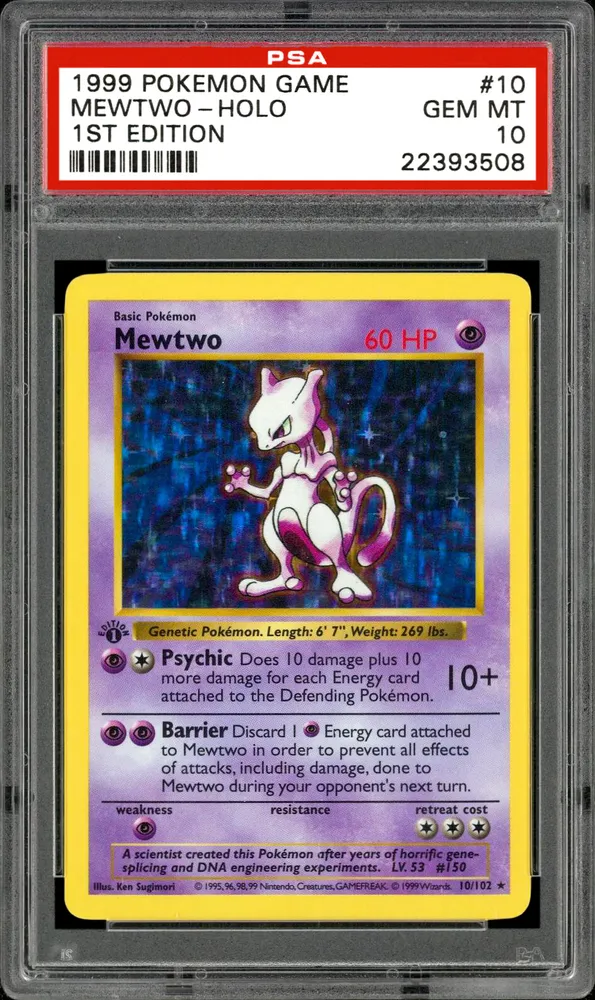 Mewtwo - Holo 1st Edition