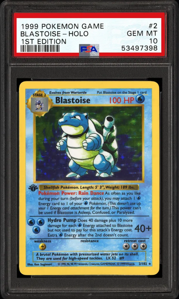 Blastoise - Holo 1st Edition