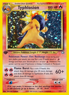 neo genesis pokemon cards