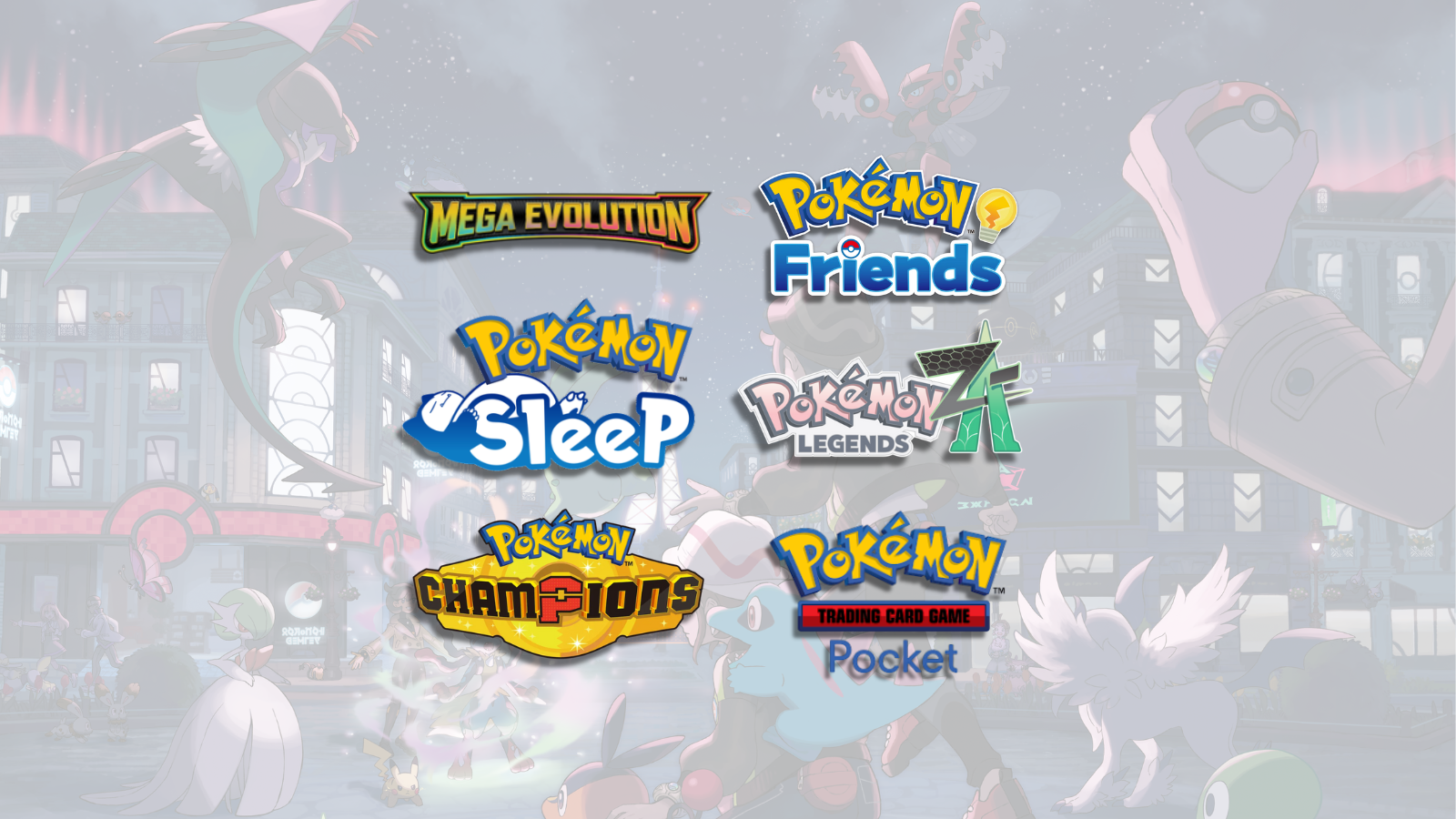 Latest Pokémon Console & Mobile Games